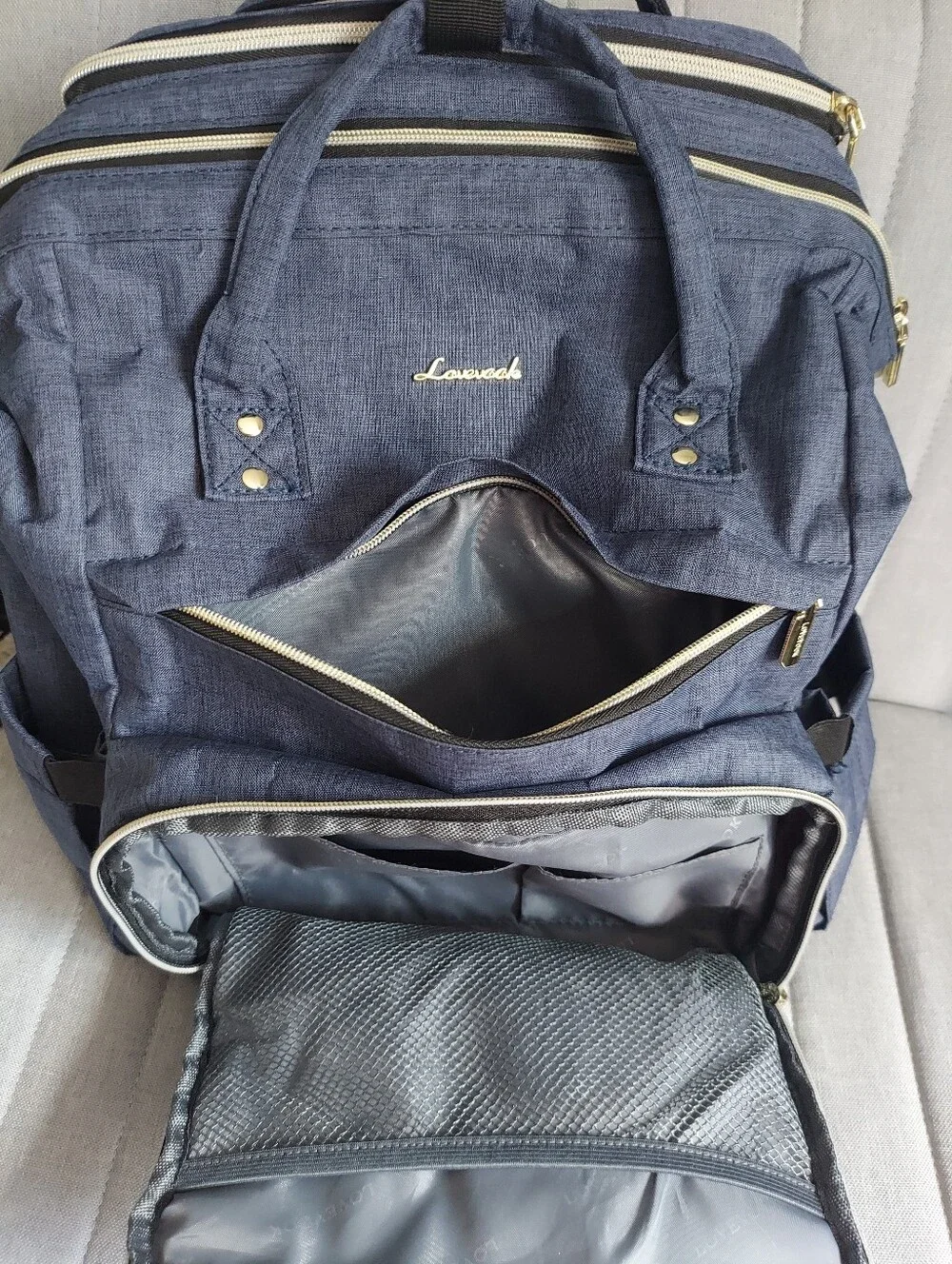 Viola Ⅱ Lovevook Laptop Backpack School Work Travel Bag Navy Blue Like New